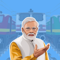 PM launches 2,000 railway infra projects: