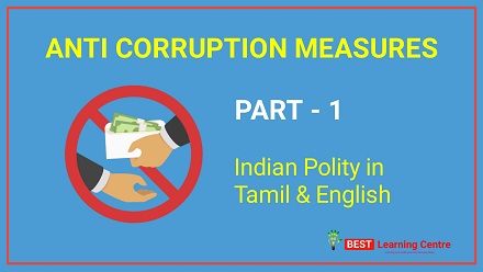 police exam online coaching for political science anti corruption measures